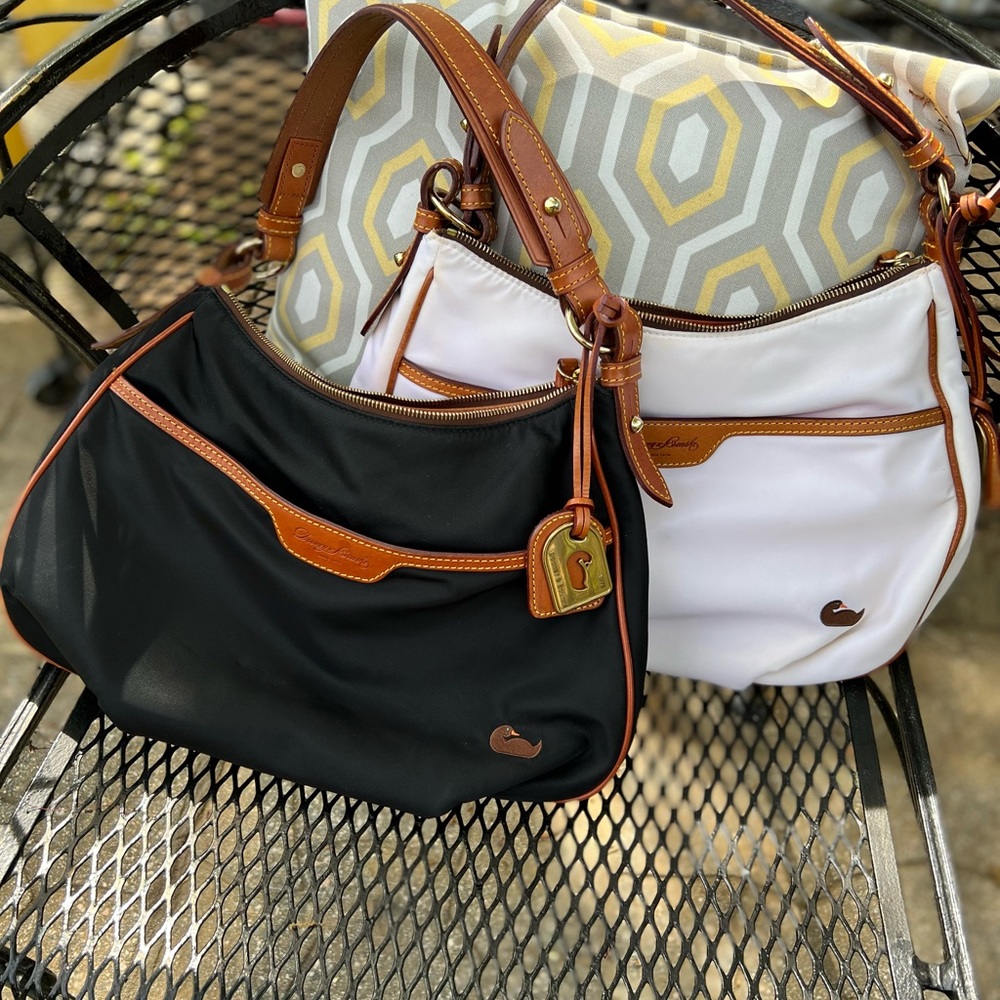 🖤🤍Dooney Bourke East West Nylon Collins Shoulder Bag #2